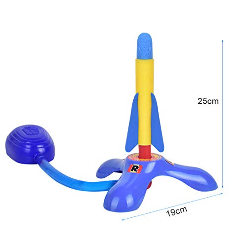 Toy Rocket Launcher for Kids, Outdoor Air Rocket Toys with Launche...
