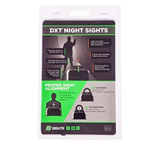 XS Sights DXT2 Pistol Sights S&W M&P Shield, Yellow