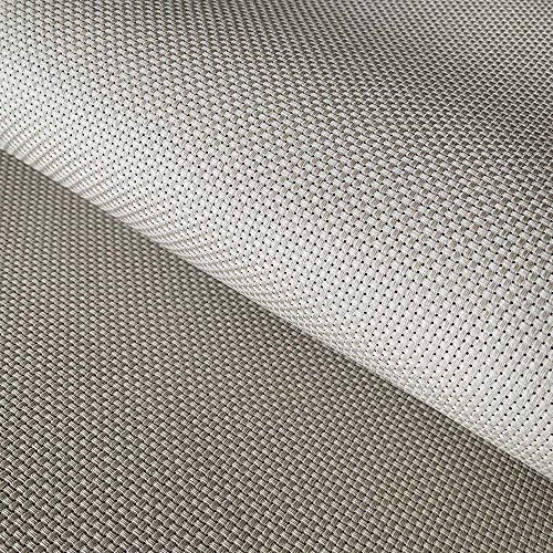 11CT Counted Aida Cloth Cross Stitch Embroidery Fabric, Linen Grey...