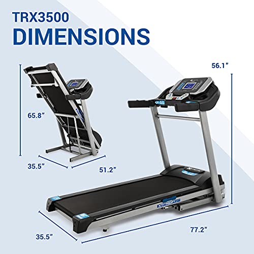 XTERRA Fitness TRX3500 Folding Treadmill