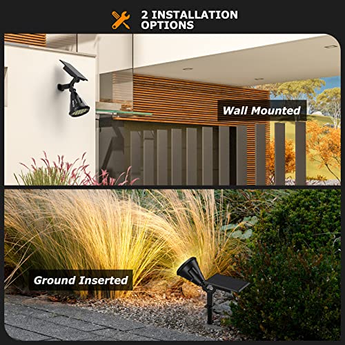 XTGTP Solar Spot Lights Outdoor, 21 LEDs Solar Landscape Lights Au...