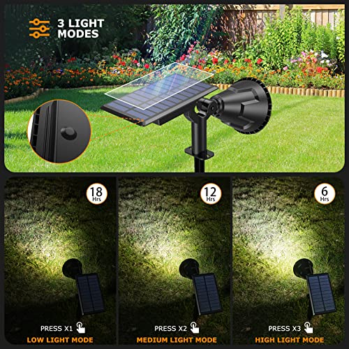 XTGTP Solar Spot Lights Outdoor, 21 LEDs Solar Outdoor Lights Auto...