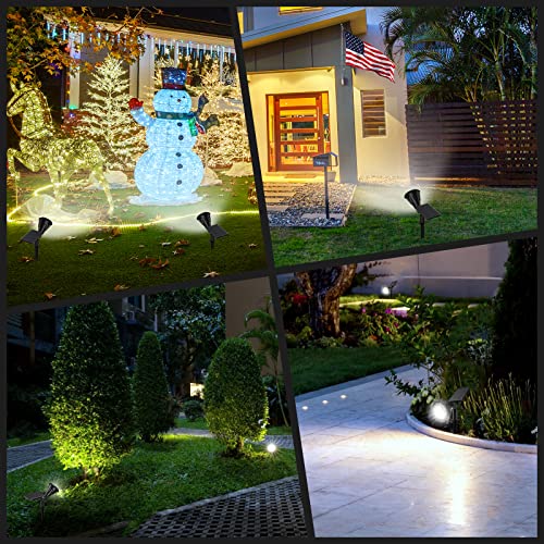 XTGTP Solar Spot Lights Outdoor, 21 LEDs Solar Outdoor Lights Auto...