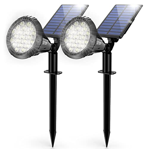 XTGTP Solar Spot Lights Outdoor, 21 LEDs Solar Outdoor Lights Auto...