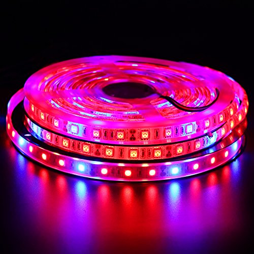 XUNATA 16.4ft LED Plant Grow Strip Light, SMD 5050 Waterproof Full...