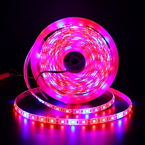 XUNATA 16.4ft LED Plant Grow Strip Light, SMD 5050 Waterproof Full...