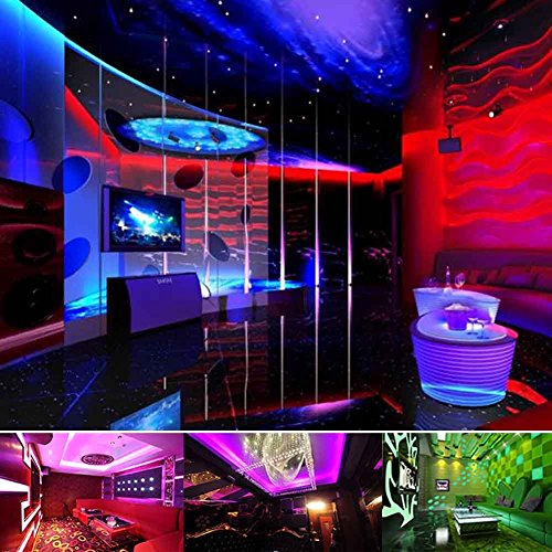 XUNATA 82ft AC 110-120V Flexible RGB LED Strip Lights, Waterproof ...