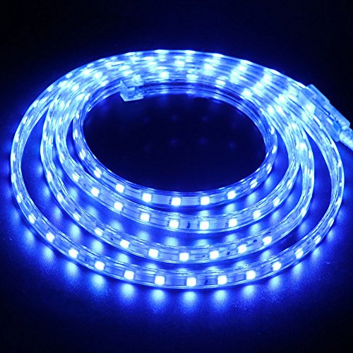 XUNATA 82ft AC 110-120V Flexible RGB LED Strip Lights, Waterproof ...