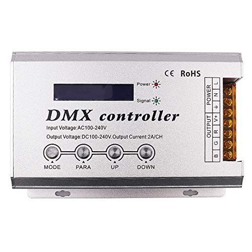 XUNATA High Voltage 110V 120V RGB LED Neon Strip DMX Decoder Light...