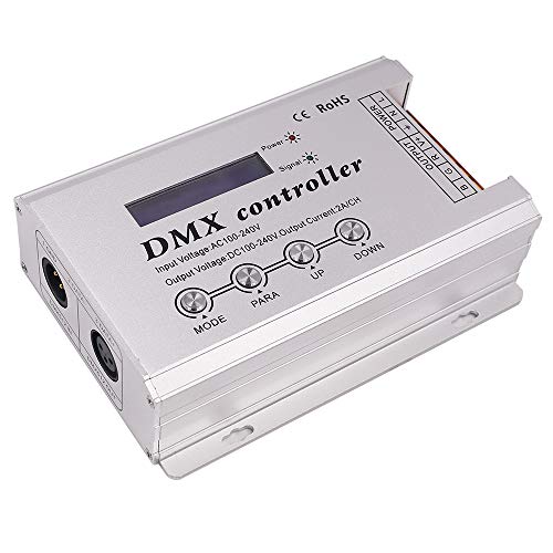 XUNATA High Voltage 110V 120V RGB LED Neon Strip DMX Decoder Light...
