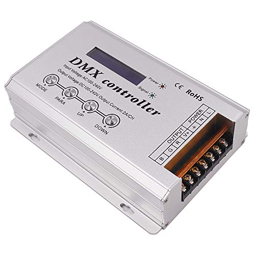 XUNATA High Voltage 110V 120V RGB LED Neon Strip DMX Decoder Light...