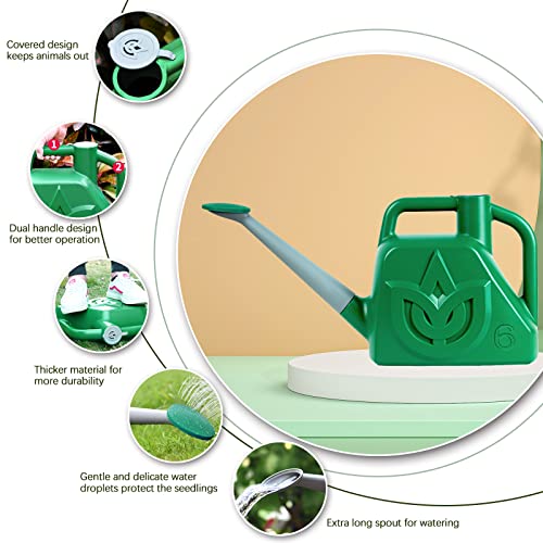 XXXFLOWER Watering Can Outdoor Plant Lightweight Deluxe 1.5 Gallon...