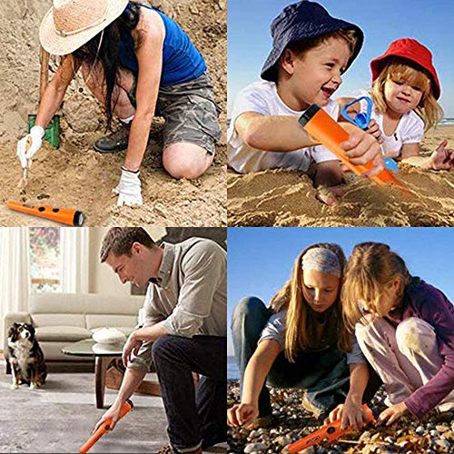 XYWN Metal Detector, IP66 Waterproof LED Pin Pointer 360° Scan Aut...