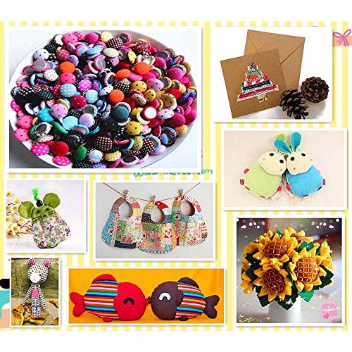 7 Pcs Cotton Craft Fabric Bundle Squares Patchwork Lint Floral Pat...
