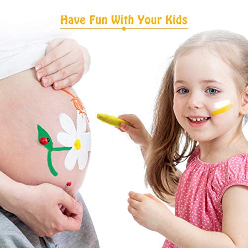 Paint Crayons Kit, Y.F.M Face&Body Paint Crayons, Safe, Non-Toxic ...