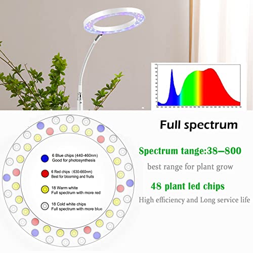 Grow Light with Stand, Yadoker LED Plant Light for Indoor Plants, ...