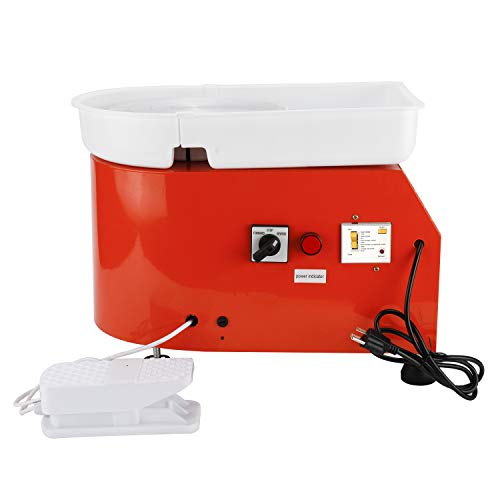 25CM 350W Electric Pottery Wheel Machine Ceramic Caly Work Forming...