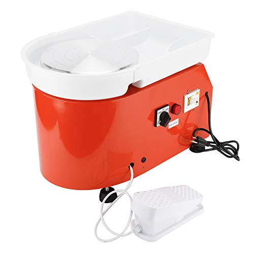 25CM 350W Electric Pottery Wheel Machine Ceramic Caly Work Forming...