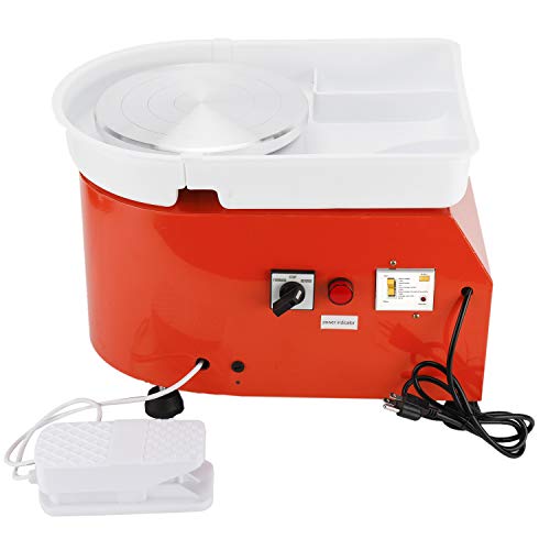 25CM 350W Electric Pottery Wheel Machine Ceramic Caly Work Forming...