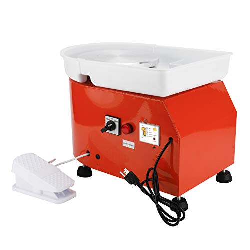 25CM 350W Electric Pottery Wheel Machine Ceramic Caly Work Forming...