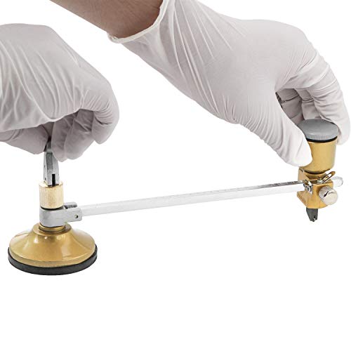 Portable Circular Glass Cutter Calibrated by Inch with Round Knob ...
