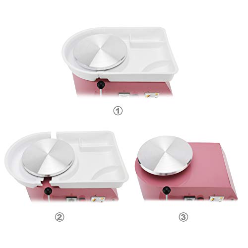YaeKoo 25CM 350W Electric Pottery Wheel Machine Ceramic Work Formi...
