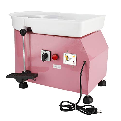 YaeKoo 25CM 350W Electric Pottery Wheel Machine Ceramic Work Formi...