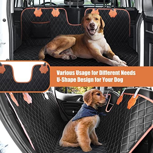 Yagud Dog Car Seat Cover for Back Seat,100% Waterproof Back Seat C...