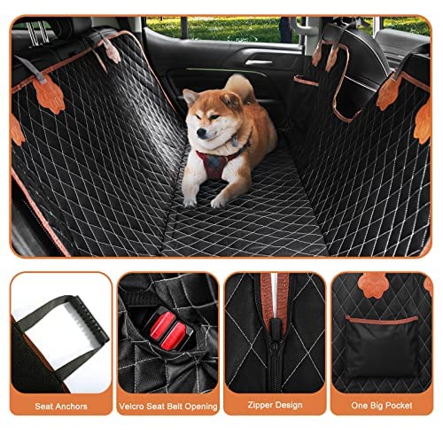 Yagud Dog Car Seat Cover for Back Seat,100% Waterproof Back Seat C...