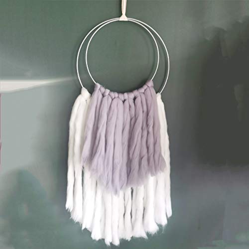 yalansmaiP 20 Pieces Metal Dream Catcher Rings Hoops Steel Craft S...