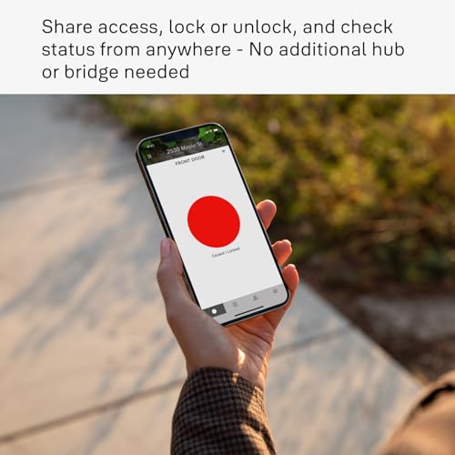 Yale Security Lock 2 with Wi-Fi, Black Connected Keypad Smart Lock...
