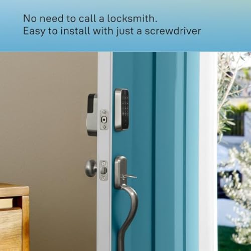 Yale Security Lock 2 with Wi-Fi, Black Connected Keypad Smart Lock...