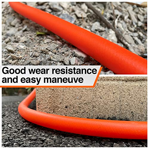 YAMATIC Ultra Flexible & Heavy Duty Garden Hose 5/8 in x 100 ft, B...