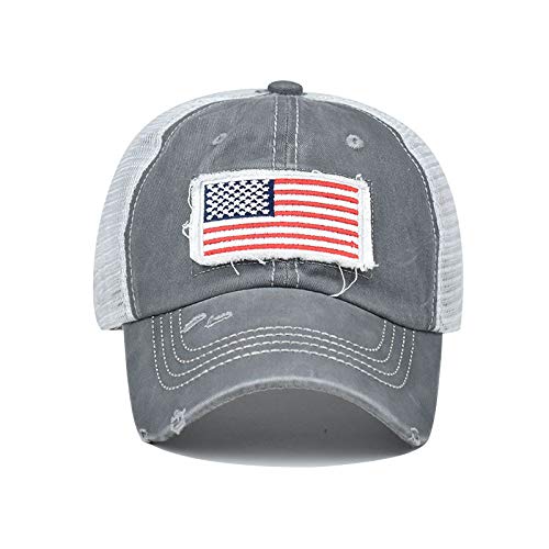 YAnGSale Hats Unisex Casual Hat Independence Day American Flag Hat...
