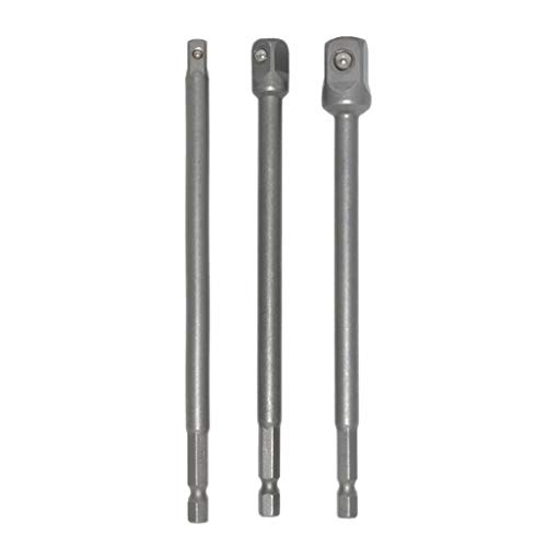 yangyang 6pcs Hex Shank Wrench Drive Power Extension Drill Bit Soc...