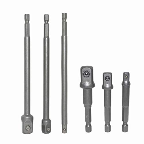 yangyang 6pcs Hex Shank Wrench Drive Power Extension Drill Bit Soc...
