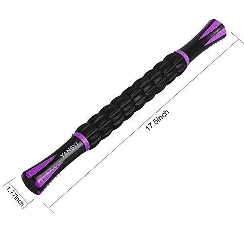 Yansyi Muscle Roller Stick for Athletes - Body Massage Roller Stic...