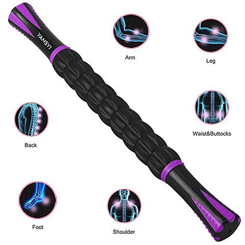 Yansyi Muscle Roller Stick for Athletes - Body Massage Roller Stic...
