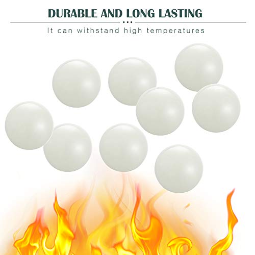 90 Pieces Quartz Pearl Balls 6 mm Quartz Balls Beads UV Reactive G...
