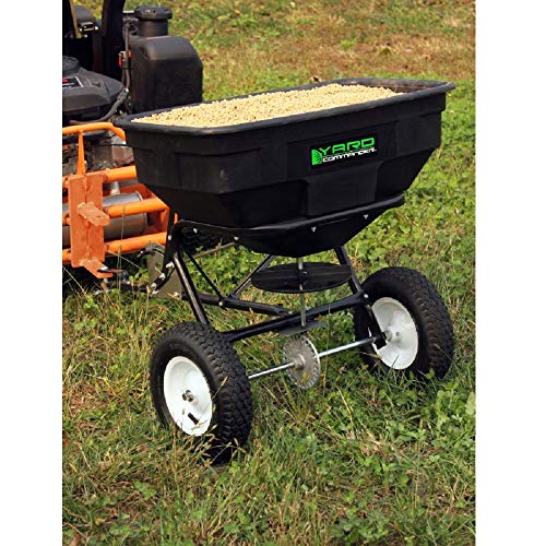Yard Commander YTL-002-179 125 Pound Tow Broadcast Fertilizer Spre...