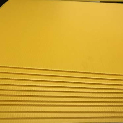20 Yellow Signs 18x24 x 4 mm Corrugated Plastic Sign Blank, Bund...