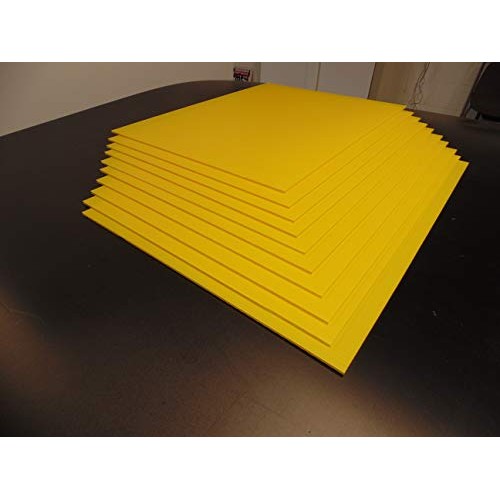 20 Yellow Signs 18x24 x 4 mm Corrugated Plastic Sign Blank, Bund...