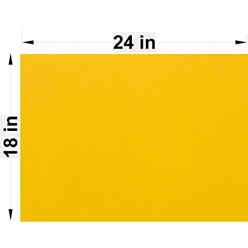 20 Yellow Signs 18x24 x 4 mm Corrugated Plastic Sign Blank, Bund...