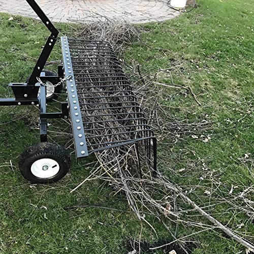 Yard Tuff 60 Inch ATV Tow Behind Durable Corrosion Resistant Steel...