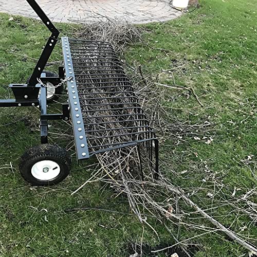 Yard Tuff 60 Inch ATV Tow Behind Durable Corrosion Resistant Steel...