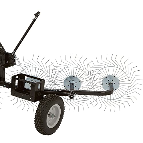 Yard Tuff ACR-600T 55 Inch V-Shaped Steel Tow Behind Acreage Rake ...