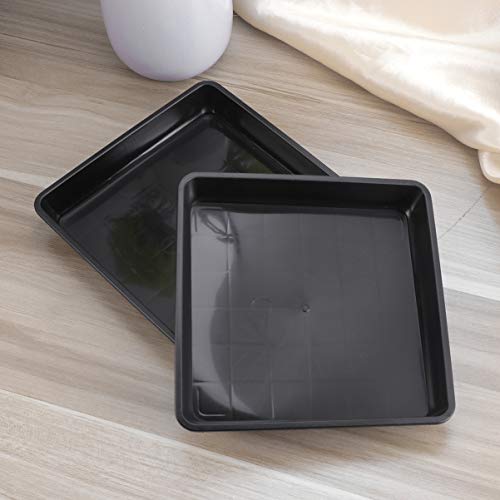 Yardwe 10 PCS Square Plastic Plant Saucer Tray Plant Pot Saucer Fl...