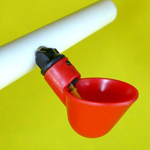 Yardwe 15PCS Automatic Chicken Drinker Cups, Poultry Waterers Chic...
