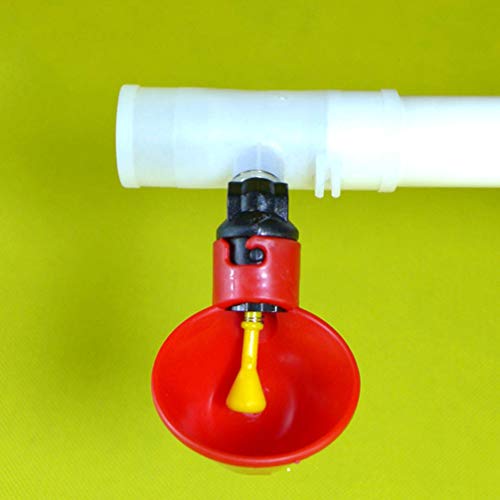 Yardwe 15PCS Automatic Chicken Drinker Cups, Poultry Waterers Chic...