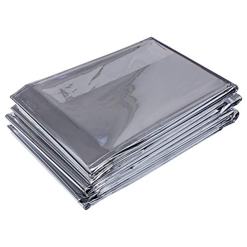 YARDWE 1pc Silver Reflective Mylar Film Foldable Warm Keeping Foil...